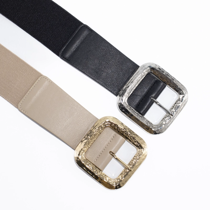 CINTURON ELAST. HEB. GRANDE CUADRADA TAUPE - 4