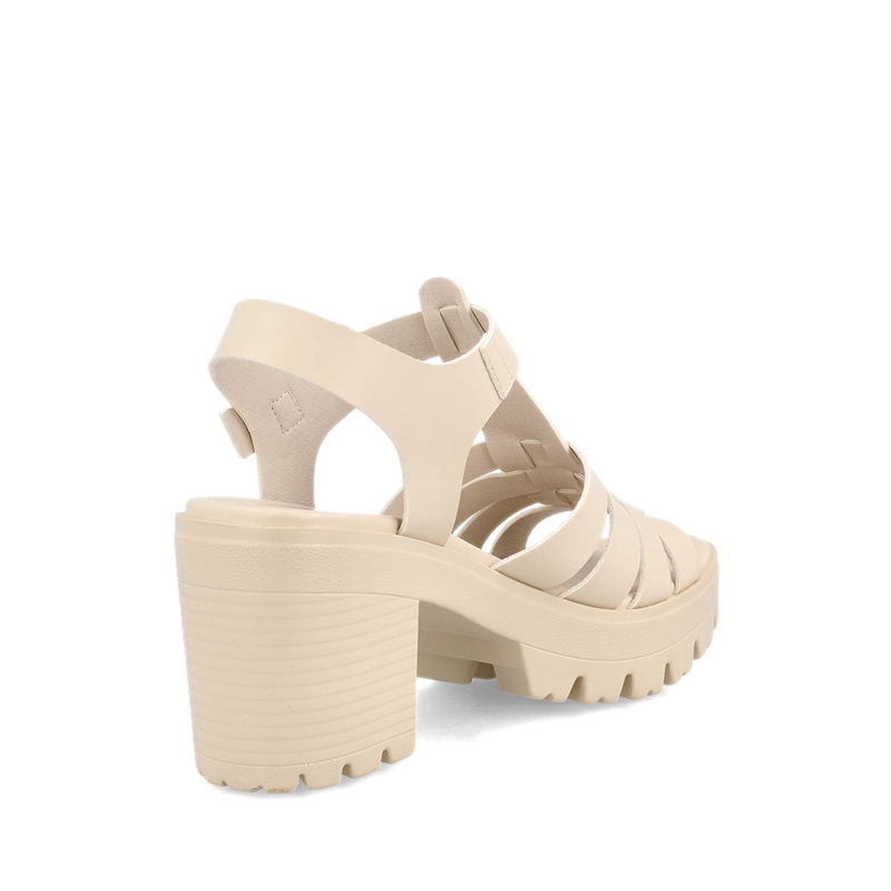 SANDALIA MUJER BATA DIANA BEIGE - 4