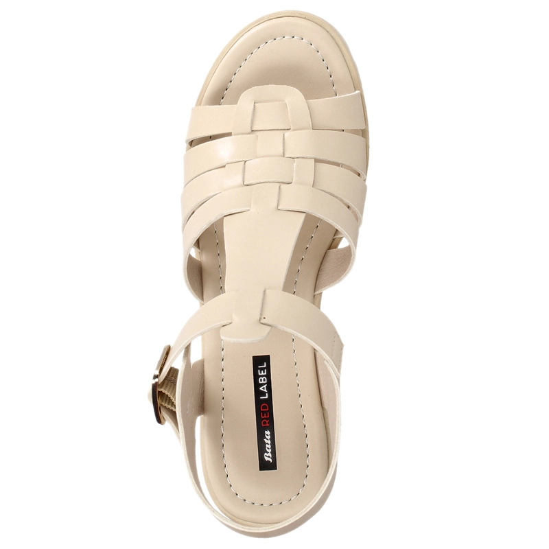 SANDALIA MUJER BATA DIANA BEIGE - 6