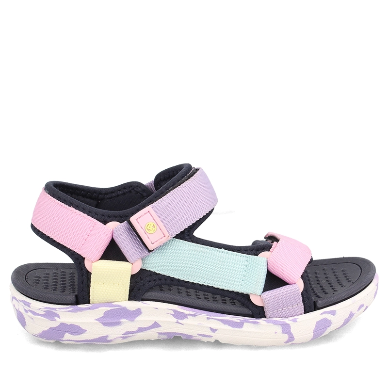SANDALIA  NIÑA BUBBLEGUMMERS HURLEY LILA-ROSADO - 1