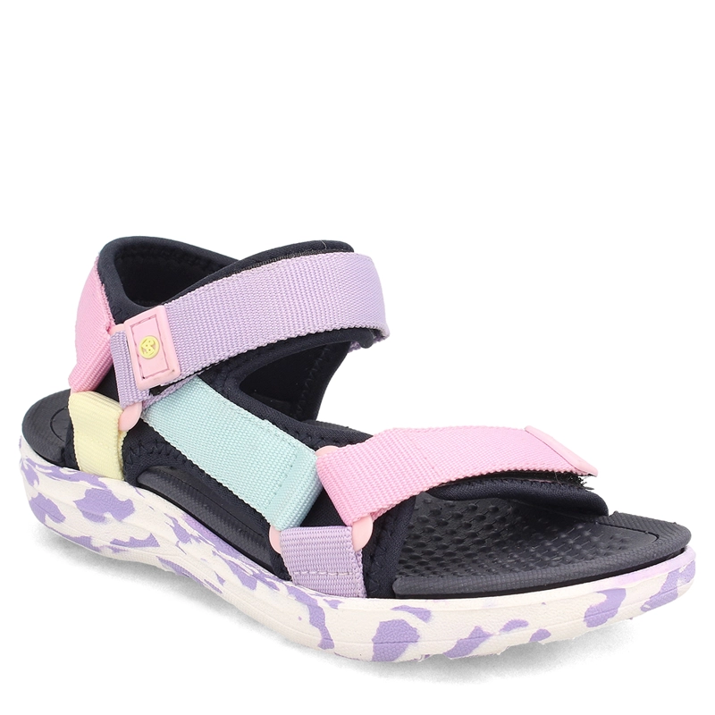 SANDALIA  NIÑA BUBBLEGUMMERS HURLEY LILA-ROSADO - 2