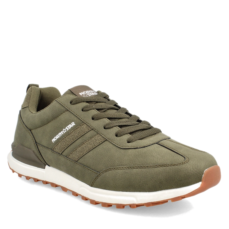 ZAPATILLAS HOMBRE NORTH STAR URBANAS VERDE FRAN CUERO - 1