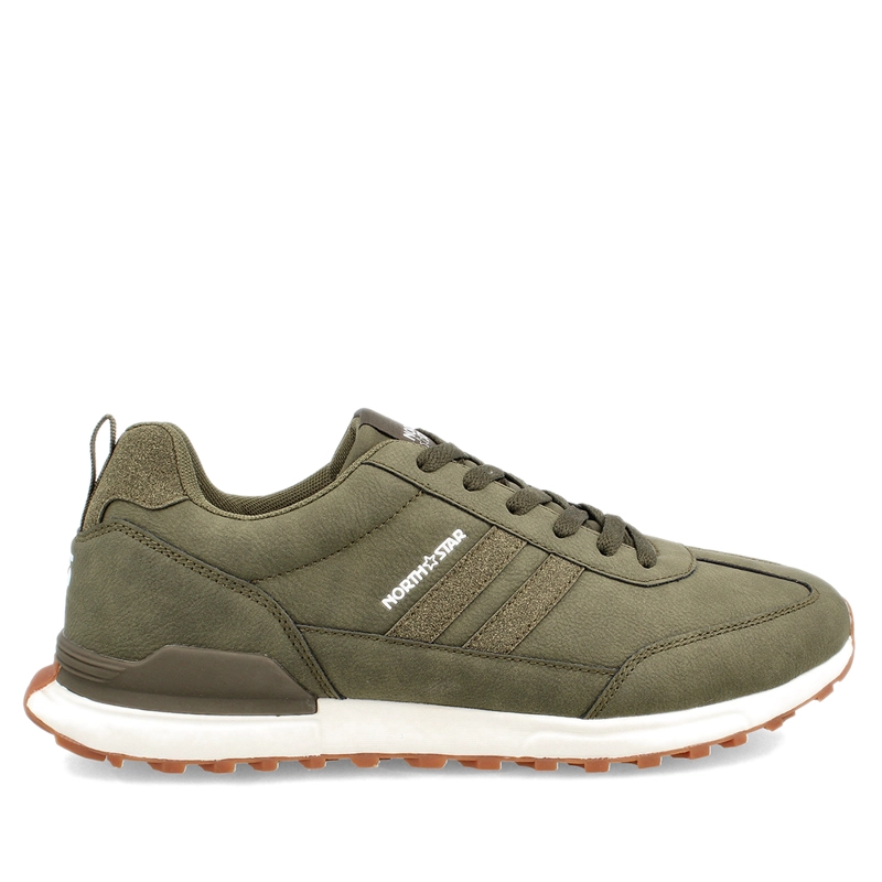 ZAPATILLAS HOMBRE NORTH STAR URBANAS VERDE FRAN CUERO - 5