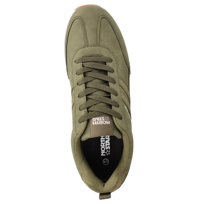 ZAPATILLAS HOMBRE NORTH STAR URBANAS VERDE FRAN CUERO - 6