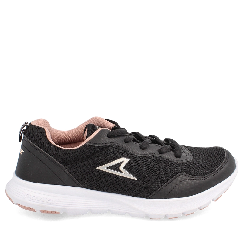 ZAPATILLA MUJER POWER WAVE ACCENT NEGRO - 1