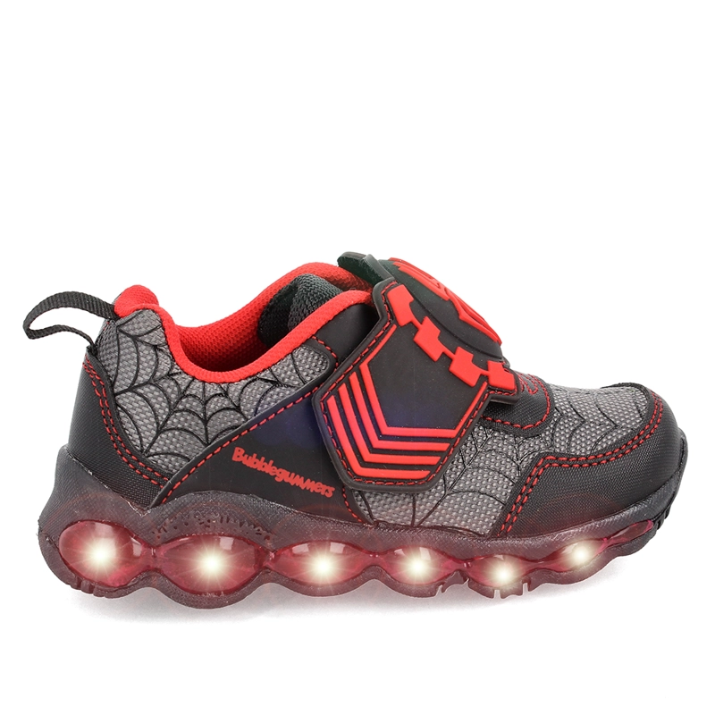ZAPATILLA NIÑO LUCES BUBBLEGUMMERS SPHERE NEGRO - 8