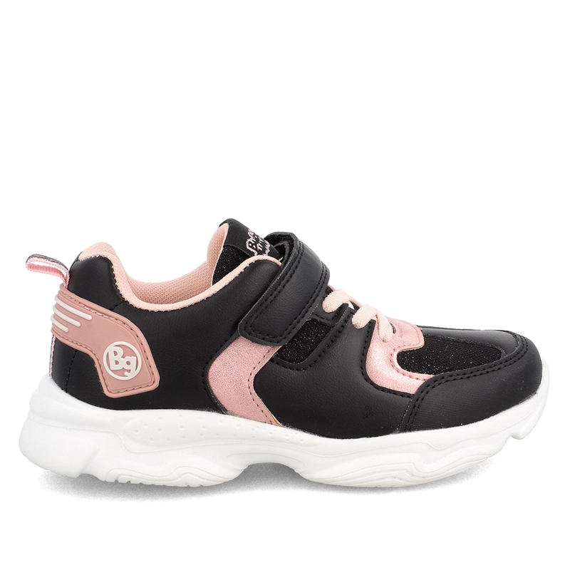ZAPATILLA NIÑA BUBBLEGUMMERS BOLT NEGRO - 1
