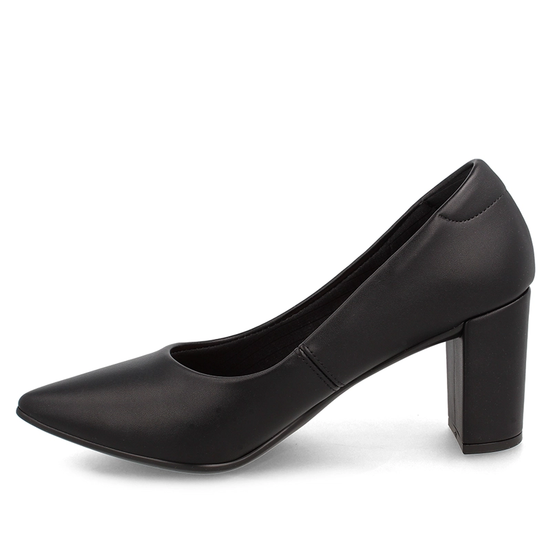 ZAPATO TACO MUJER BATA CARMEN NEGRO - 2