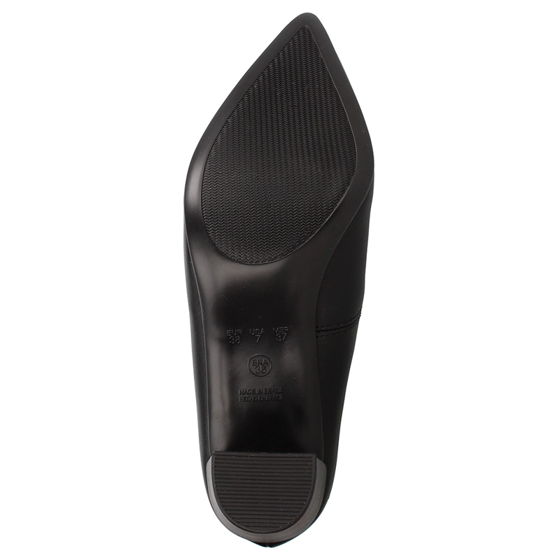 ZAPATO TACO MUJER BATA CARMEN NEGRO - 7