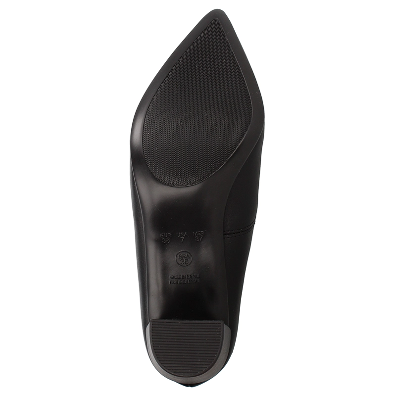 ZAPATO TACO MUJER BATA CARMEN NEGRO - 7