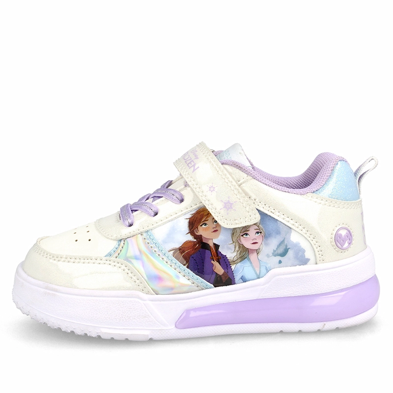 ZAPATILLA NIÑA BUBBLEGUMMERS LUCES FROZEN DISNEY BLANCO-AQUA - 5