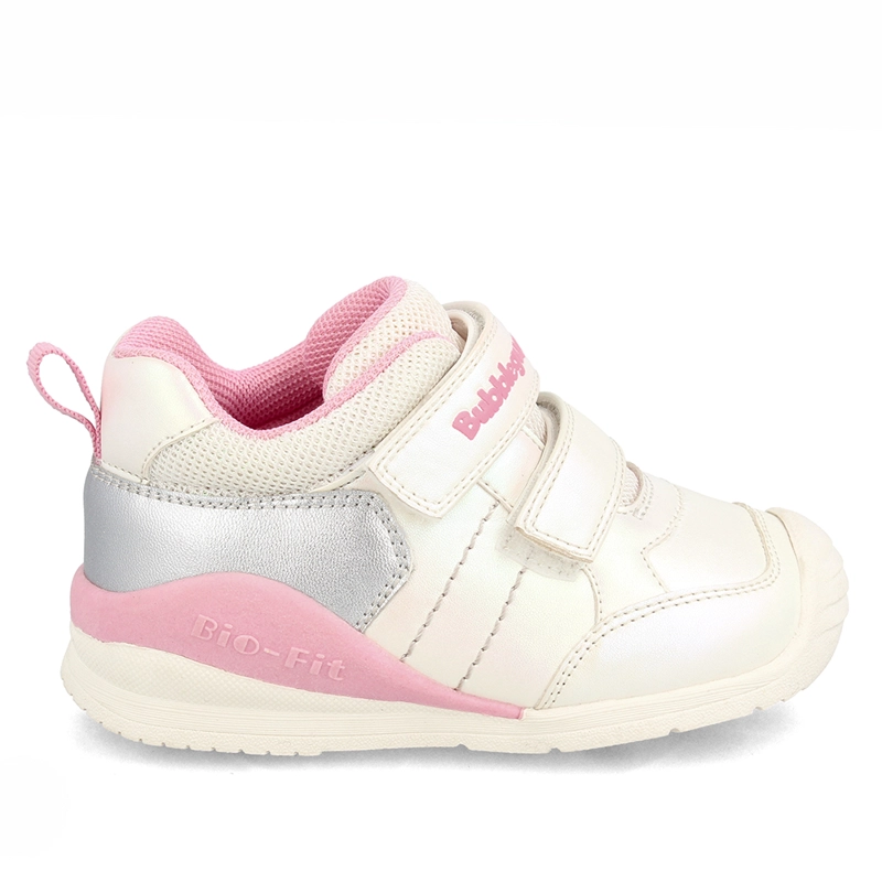 ZAPATILLAS NIÑA BUBBLEGUMMERS URBANAS BLANCO BIO FIT PINK - 1