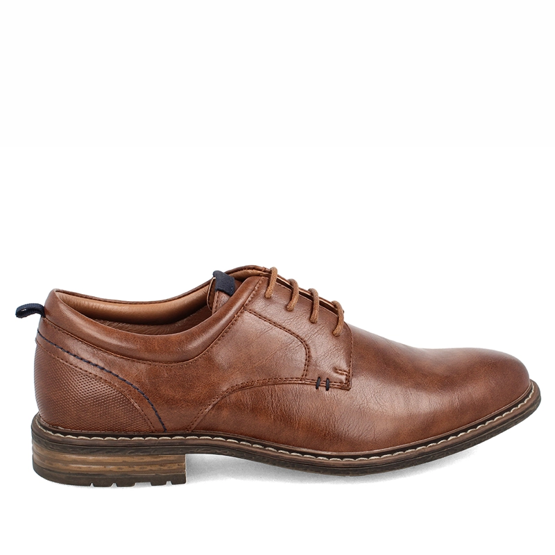 ZAPATO HOMBRE BATA LIBRA CAFE - 5