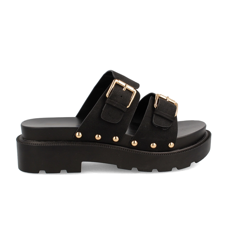 SANDALIAS MUJER BATA NEGRO MERCURY - 1
