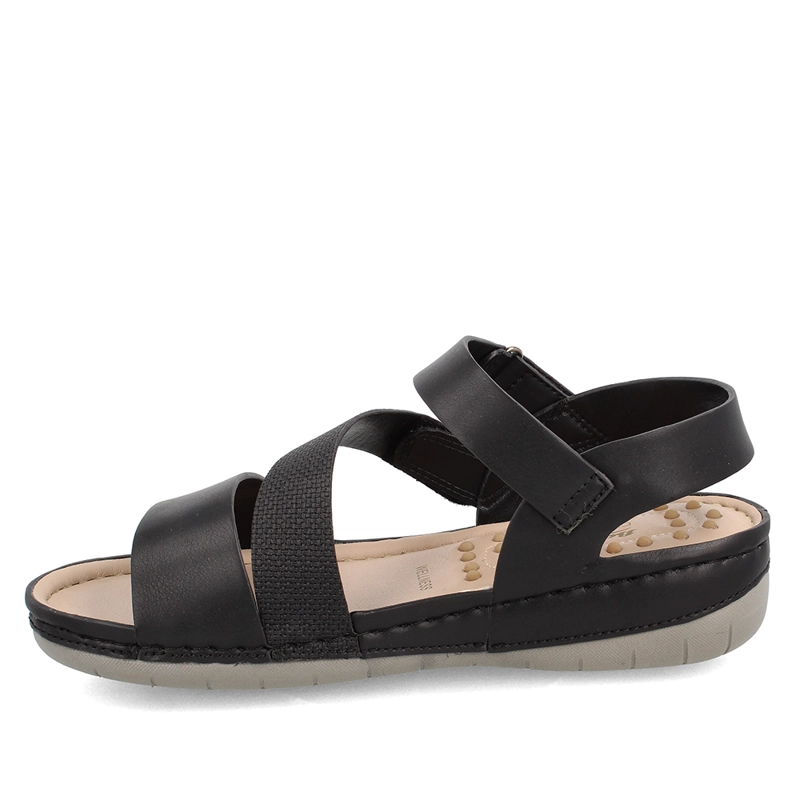 SANDALIAS MUJER BATA NEGRO CUYLER BROCHE - 2