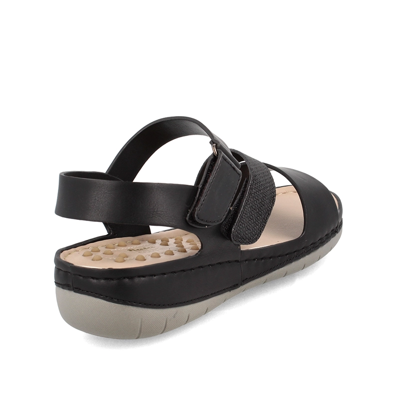 SANDALIAS MUJER BATA NEGRO CUYLER BROCHE - 4