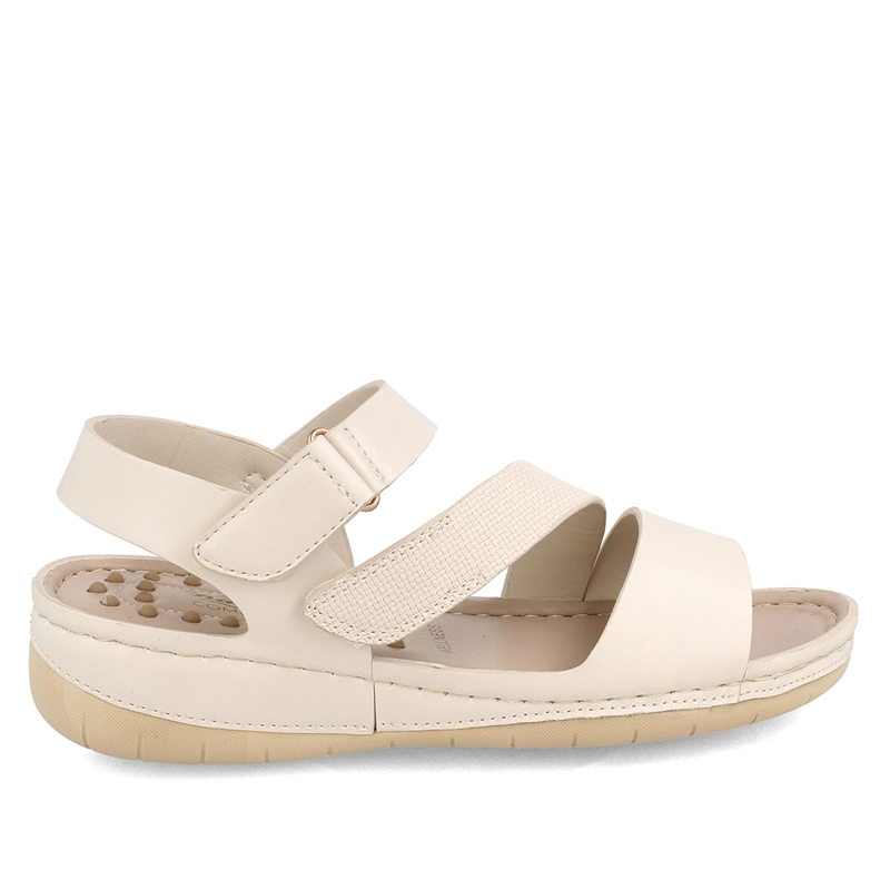 SANDALIAS MUJER BATA BEIGE CUYLER BROCHE - 1