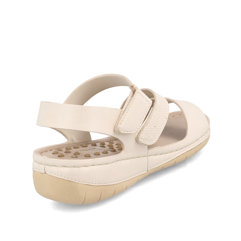 SANDALIAS MUJER BATA BEIGE CUYLER BROCHE - 5