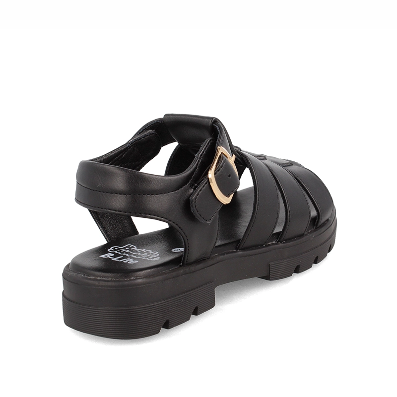 SANDALIA NIÑA BUBBLEGUMMERS NEGRO DUNIA - 4