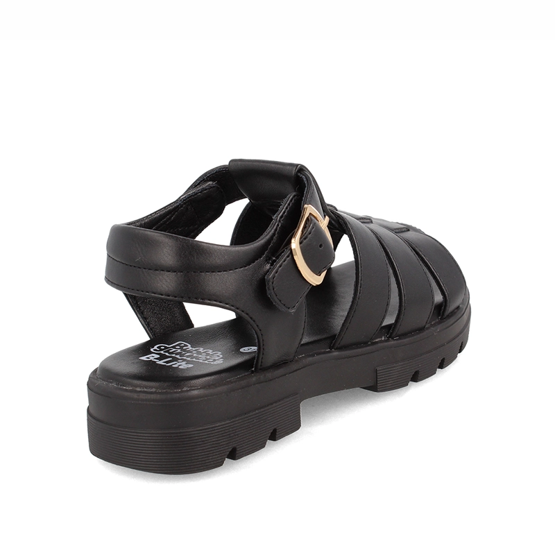 SANDALIA NIÑA BUBBLEGUMMERS NEGRO DUNIA - 4