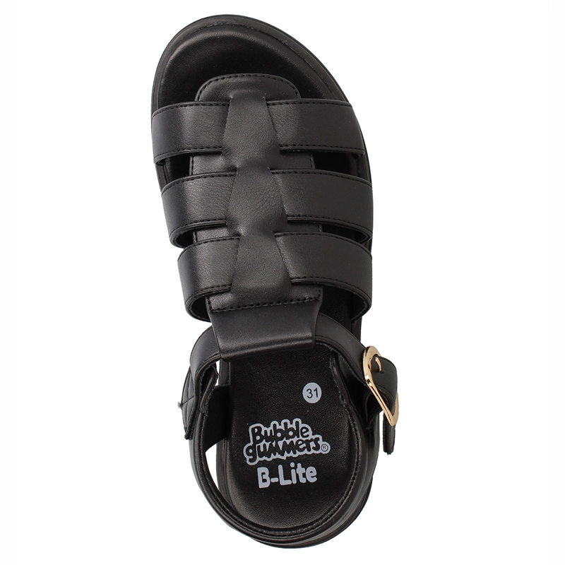 SANDALIA NIÑA BUBBLEGUMMERS NEGRO DUNIA - 6