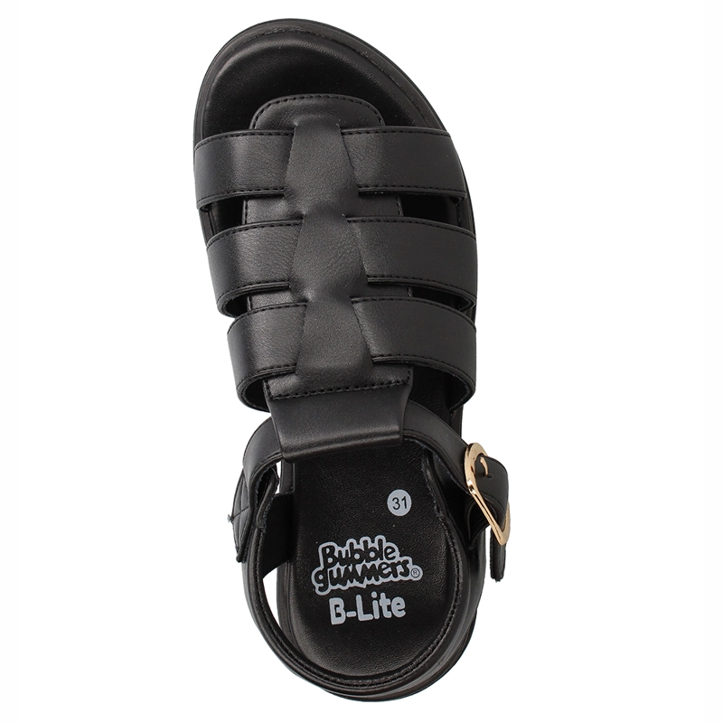 SANDALIA NIÑA BUBBLEGUMMERS NEGRO DUNIA - 6