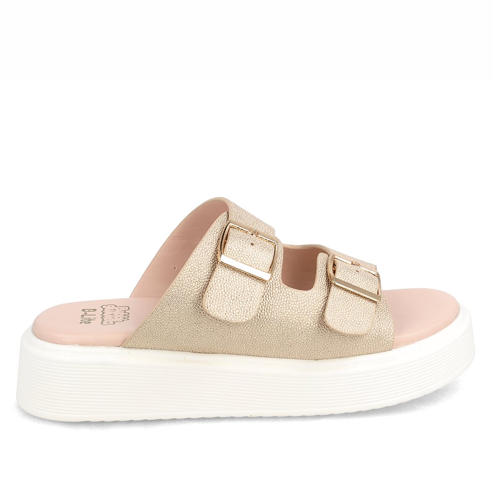 SANDALIA NIÑA BUBBLEGUMMERS GOLD DAFNE - 1