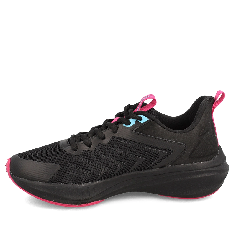 ZAPATILLA MUJER POWER SWIFT NEGRO-ROSADO - 2
