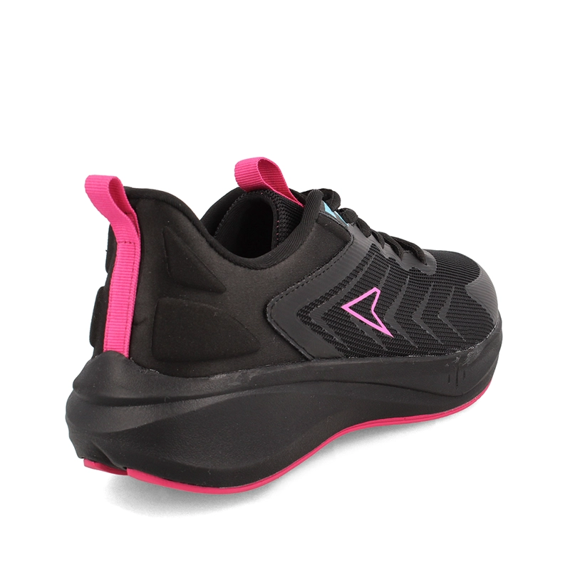 ZAPATILLA MUJER POWER SWIFT NEGRO-ROSADO - 4
