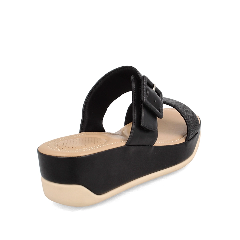 SANDALIA MUJER BATA NEGRO CAROL - 4
