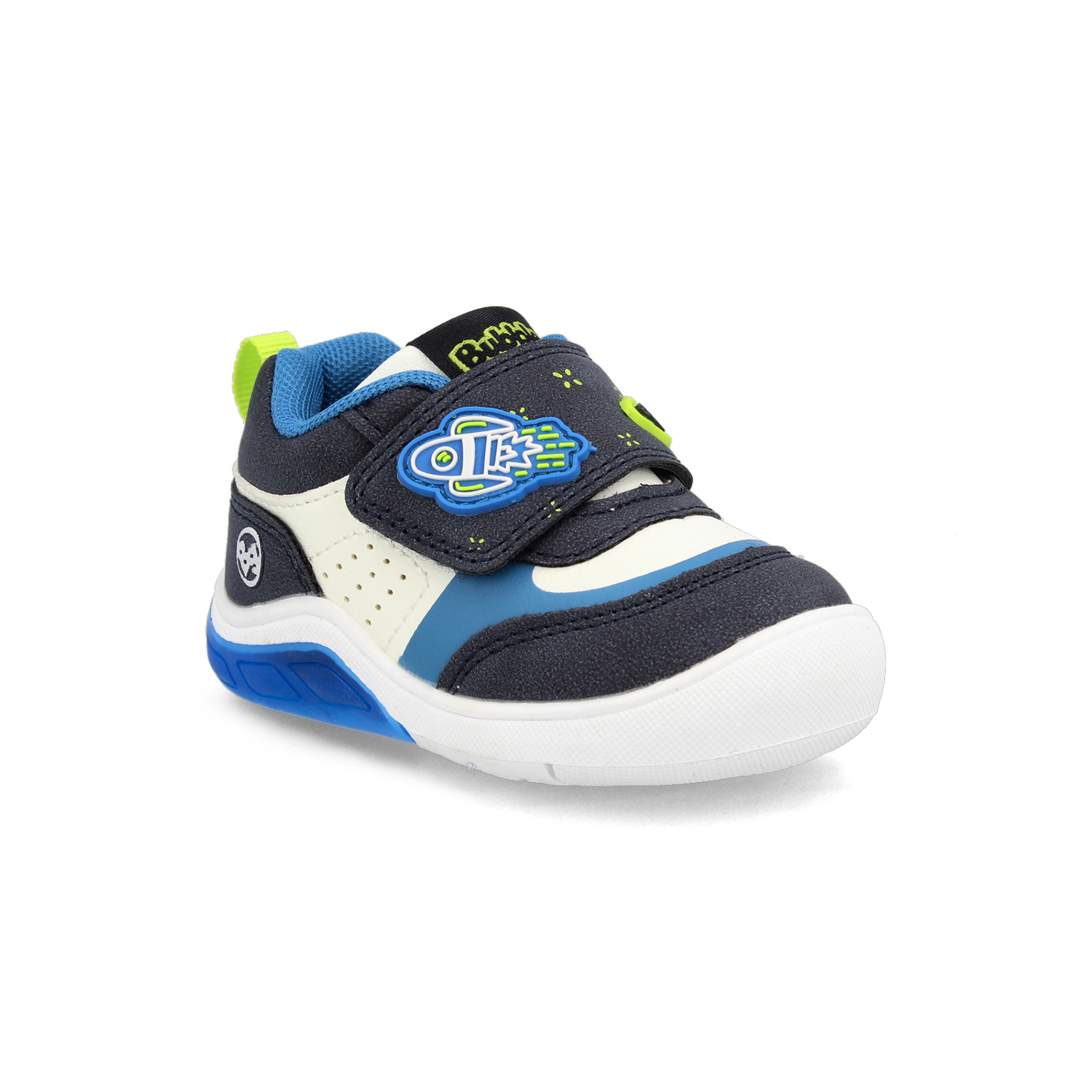 ZAPATILLA NIÑO BUBBLEGUMMERS TOKIO LUCES AZUL-BLANCO - 2