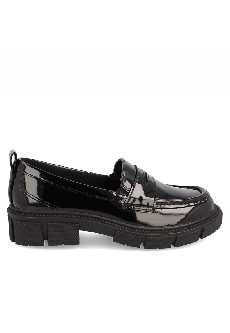 MOCASINES NIÑA BUBBLEGUMMERS CATIA NEGRO - 1