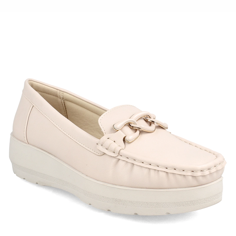 MOCASINES MUJER BATA BLANCO MARA - 2