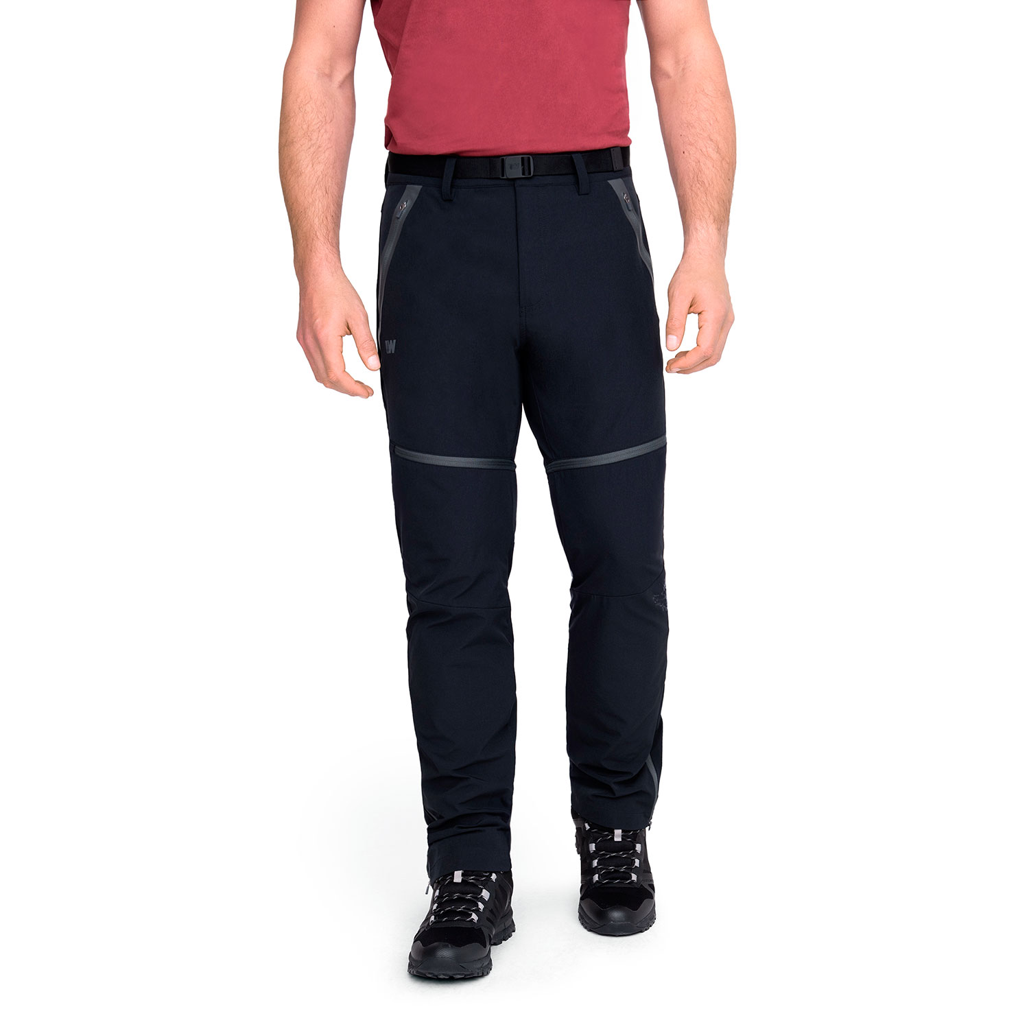 Pantalones De Tela Para Hombre - Elásticos, Transpirables, Secado Rápido - Talla 4XL Negro