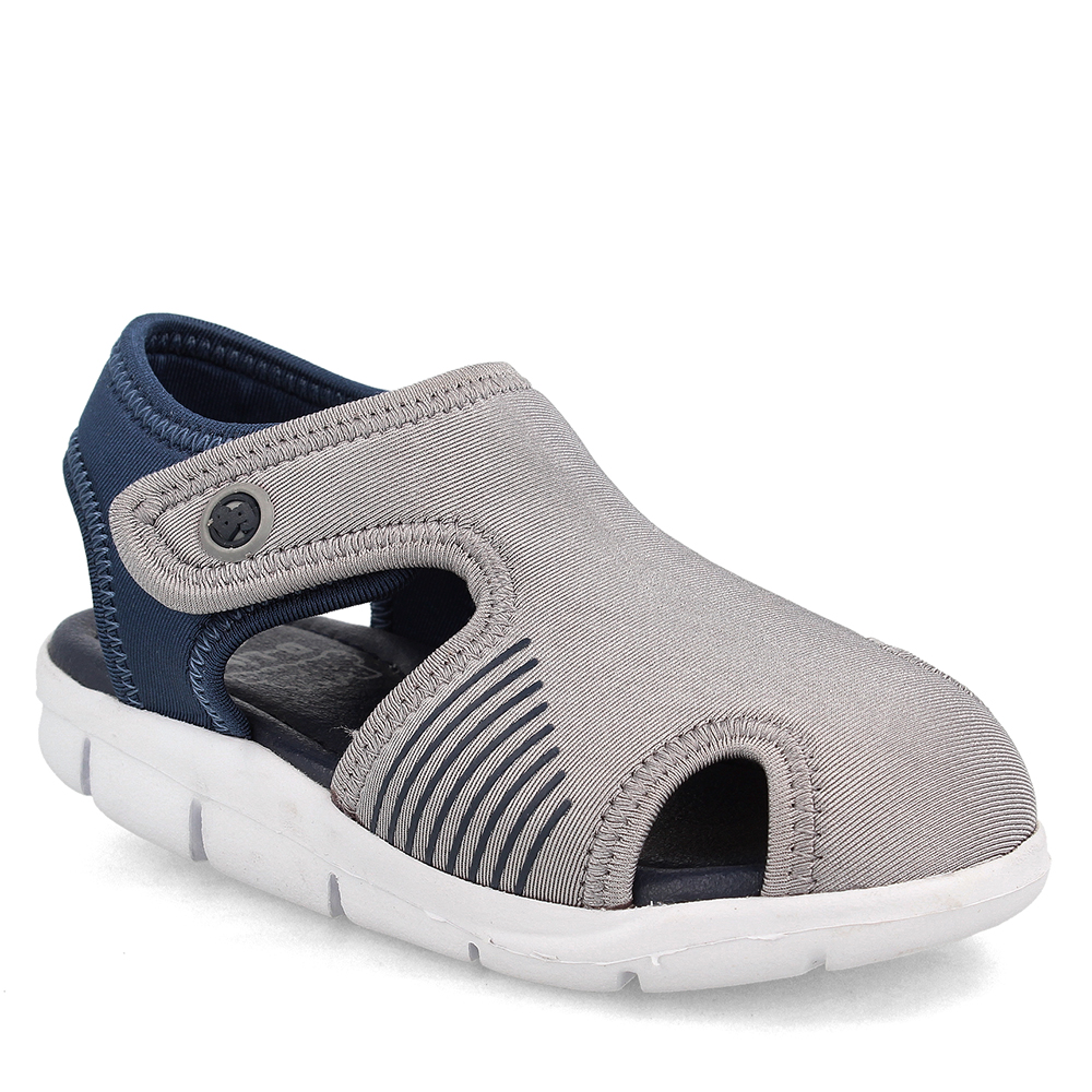 SANDALIA NIÑO BUBBLEGUMMERS GRIS-AZUL BENTLEY - 1