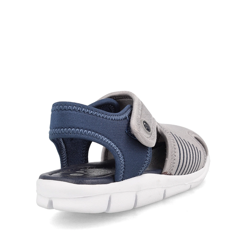 SANDALIA NIÑO BUBBLEGUMMERS GRIS-AZUL BENTLEY - 4