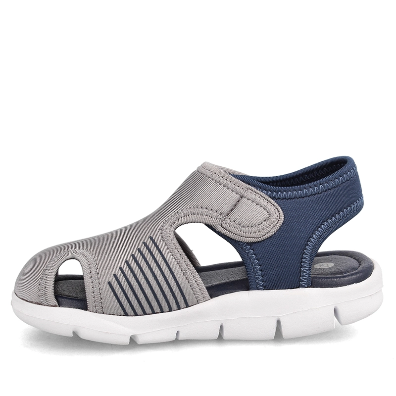 SANDALIA NIÑO BUBBLEGUMMERS GRIS-AZUL BENTLEY - 5