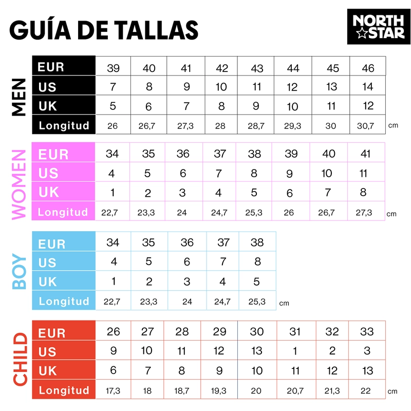 ZAPATILLA MUJER NORTH STAR TBC BLANCO - 6