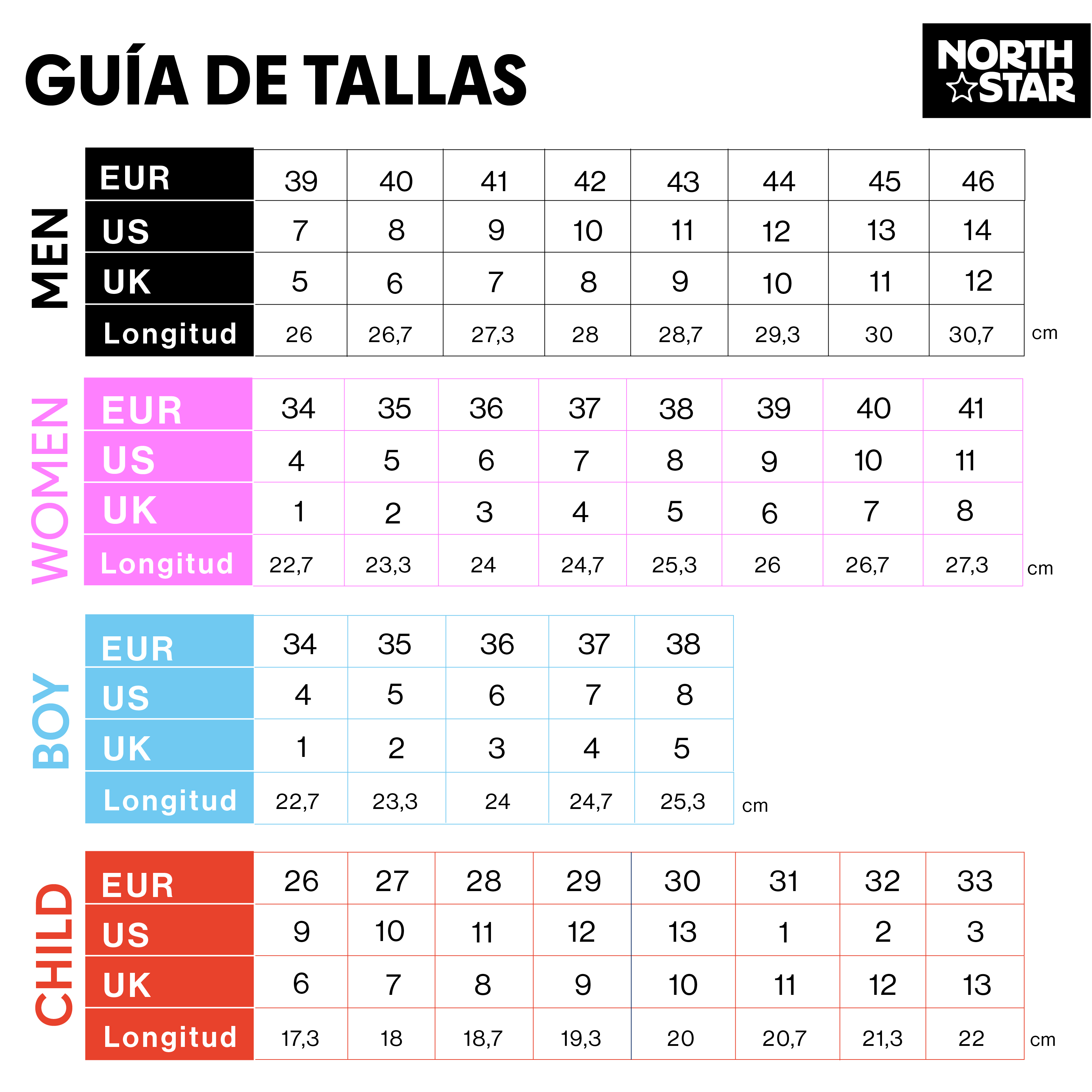 ZAPATILLA HOMBRE NORTH STAR TBC NEGRO - 6