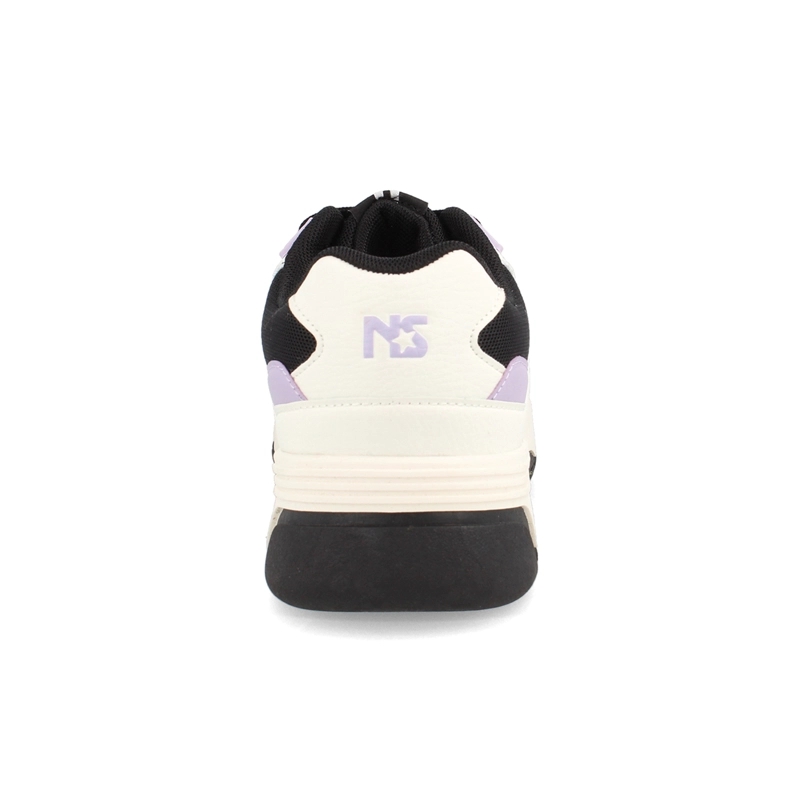 ZAPATILLA MUJER NORTH STAR SKATER CHUNK BLANCO-NEGRO - 3