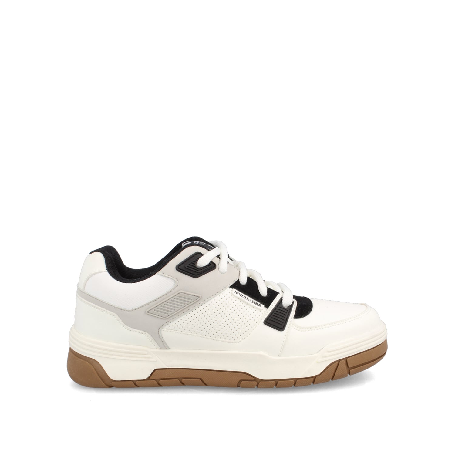ZAPATILLA HOMBRE NORTH STAR SKATER CHUNK BLANCO-NEGRO - 1