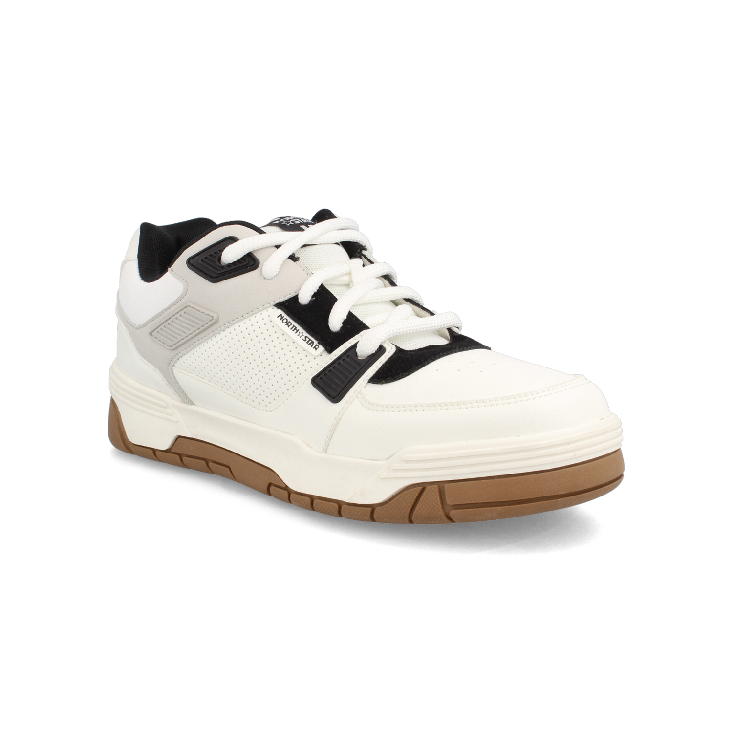 ZAPATILLA HOMBRE NORTH STAR SKATER CHUNK BLANCO-NEGRO - 2