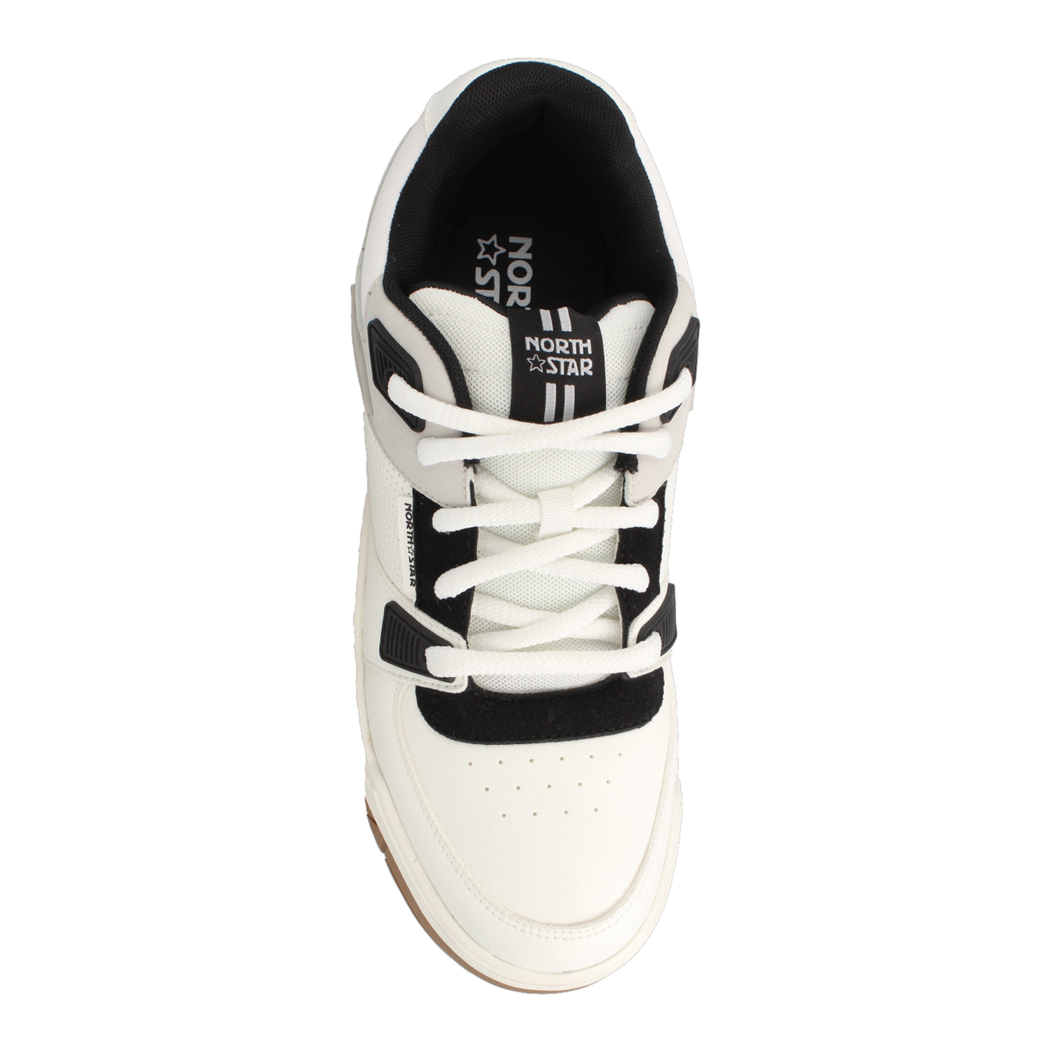 ZAPATILLA HOMBRE NORTH STAR SKATER CHUNK BLANCO-NEGRO - 4