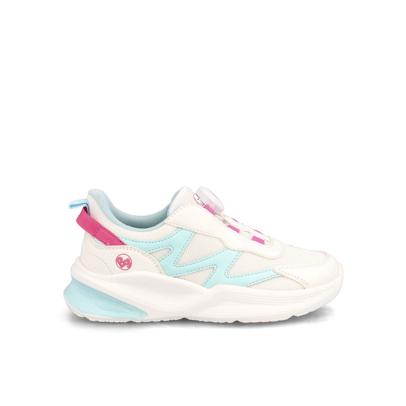 ZAPATILLA NIÑA BUBBLEGUMMERS DYNAMIC BLANCO- AZUL - 1