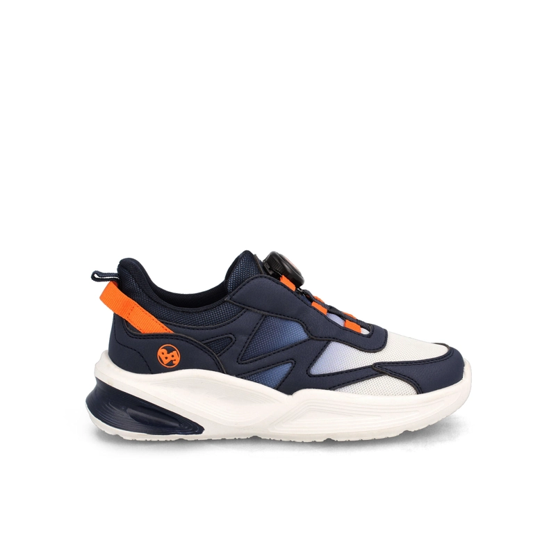 ZAPATILLA NIÑO BUBBLEGUMMERS DYNAMIC AZUL-NARANJO - 1