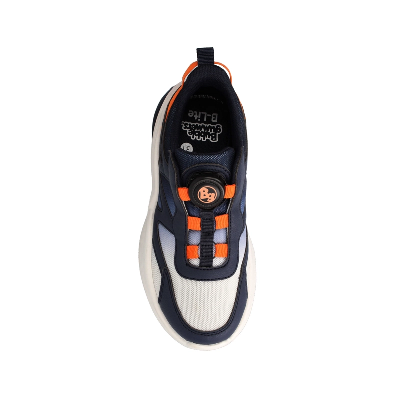 ZAPATILLA NIÑO BUBBLEGUMMERS DYNAMIC AZUL-NARANJO - 4