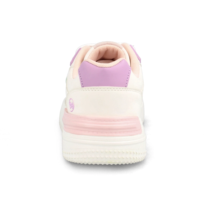 ZAPATILLA NIÑA BUBBLEGUMMERS ATICUS BLANCO- ROSADO - 3