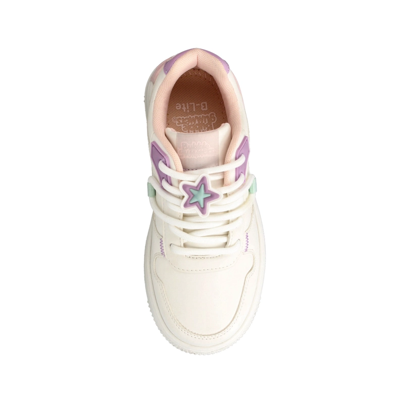 ZAPATILLA NIÑA BUBBLEGUMMERS ATICUS BLANCO- ROSADO - 4