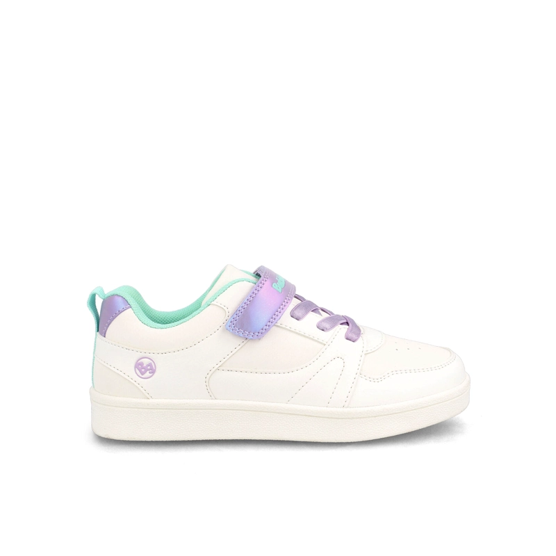 ZAPATILLA NIÑA BUBBLEGUMMERS CLAVEL BLANCO-LILA - 1