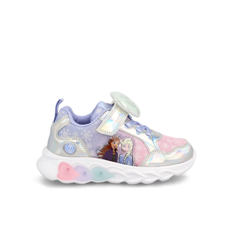 ZAPATILLA NIÑA BUBBLEGUMMERS ELSA BLANCO-LILA - 1